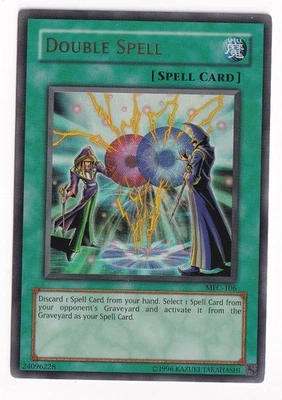 Double Spell MFC-106 Ultra Rare Holo Spell Unlimited Edition Yugioh Card 2003 - Image 1 of 2