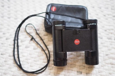 Leica Trinovid Black 8X20 BC Compact Binoculars With Case + Strap - Image 1 of 4