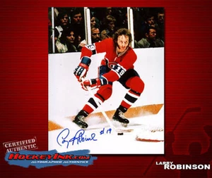 Larry Robinson SIGNED Canadiens 8X10 Photo -70197 - Picture 1 of 1