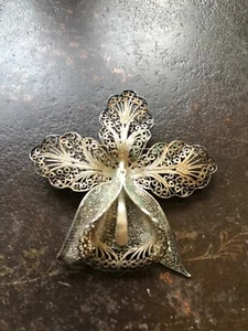 Alfiler de orquídea de plata 950 - AE lng - Imagen 1 de 2