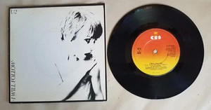 U2 I Will Follow Boy/Girl 7 " Bono The Edge CBS 9065 Ireland Import - Picture 1 of 5