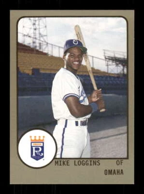 1988 ProCards Omaha Royals 1504 Mike Loggins BXCP24 - Image 1 of 2