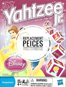 Yahtzee Jr. Disney Princess Replacement Pieces - You Choose What You Need! - Picture 1 of 24