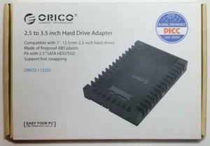 Orico 2.5 to 3.5 inch hard disk converter adapter caddy - Picture 1 of 2