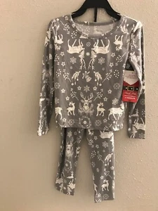 North Pole Girl’s Sleepwear 4T Christmas 2 Pieces Set - Picture 1 of 5