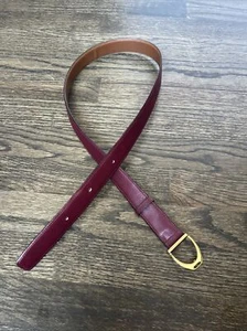 Vintage Stefano Ricci Men’s Belt, Sz 32-36, Burgundy Italy - Picture 1 of 6
