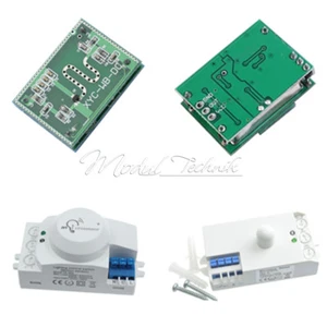 DC12V-24V 220V AC220-240V 5.8GHZ Microwave Radar Sensor Smart Switch for Home - Picture 1 of 36