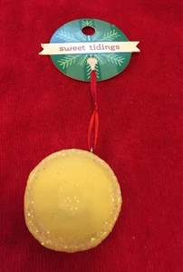 Christmas tree ornament Yellow Macaroon New Sweet Tidings - Picture 1 of 9