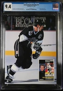 Beckett Hockey monthly magazine Issue #19 Wayne Gretzky price guide CGC 9.4 - Picture 1 of 1