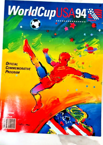 FIFA WORLD CUP 1994 USA Official Commemorative Program w Pullout Chart Soccer