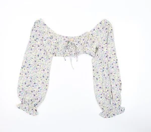 Love Triangle Womens Multicoloured Floral Polyester Basic Blouse Size 8 Sweethea - Picture 1 of 10