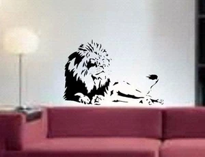 NUEVO León África Safari Zoológico Animal Niños Habitación Pared Arte Decoración Vinilo Calcomanía Pegatina - Imagen 1 de 12