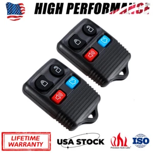 2 Pcs For Ford Replacement Alarm Remote Keyless Entry Control Key FOB Clicker US - Picture 1 of 12