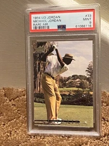 1994 UD Upper Deck Rare Air Michael Jordan MJ PSA 9 #33 Golf Card LOW POP - Picture 1 of 1