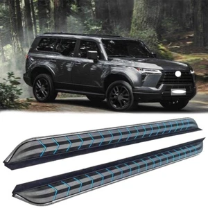 Running Board fits for Lexus GX550 2024 2025 Side Step 2PCS NerfBars Silver Edge - Picture 1 of 3