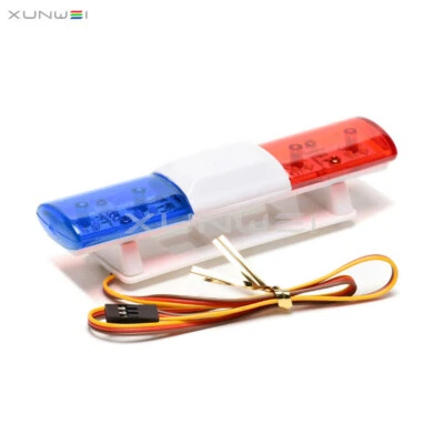 4.8-6V 105mm LED Police Flash Light Alarming for RC Car HSP Kyosho HPI Racing - Image 1 of 2