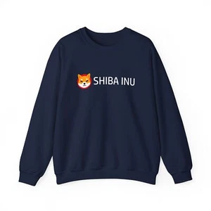 Shiba Inu SHIB Crewneck Sweatshirt, Crypto Sweater, Cryptocurrency, Meme Token - Picture 1 of 31