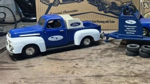Mickey Thompson Eastwood Automobilia 51 Ford Truck And 69 Mustang W Trailer ERTL - Picture 1 of 12