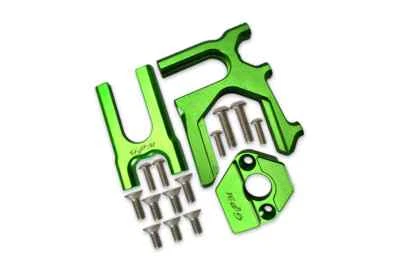 GPM Arrma Aluminum MOTORMOUNT Front/Rear Infraction Kraton #mak01718a GREEN - Image 1 of 4