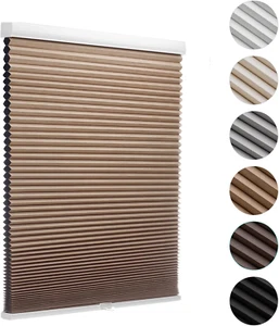 Blackout Cordless Cellular Shades Honeycomb Shades for Indoor Windows Room Darke - Picture 1 of 6