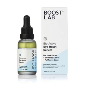 Boost Lab Bio Active Eye Reset Serum 30mL Dark Circle Wrinkle Puffy Eye Bags - Picture 1 of 1