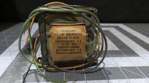 26F63 Filament Transformer Pri: 117V, 6.3V, 3A, 2 Seconarys - Picture 1 of 5
