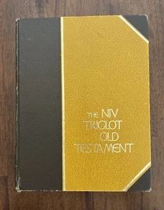 The NIV Triglot Old Testament by John R. Kohlenberger, Greek, Hebrew Bible 1981 - Picture 1 of 23