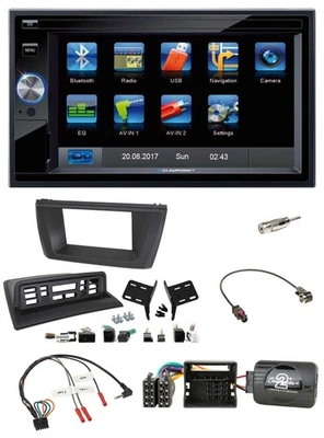 Blaupunkt SD Bluetooth 2DIN MP3 USB Lenkrad Autoradio für BMW X3 E83 2004-2010 m - Bild 1 von 4
