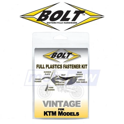 Bolt MC Plastic Fastener Kit for 2000-2002 KTM 50 Sr Adventure - Shop nl - Изображение 1 из 4