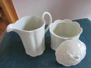 Vintage klassischer Rosenkrug & Zuckerdose mit Deckel - Rosenthal Group, Germany (EUC) - Bild 1 von 1