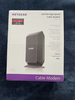 NETGEAR CM700-100NAS Cable Modem - Image 1 of 2