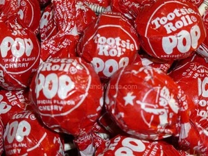 Tootsie Pops Cherry 30 pops Cherry Tootsie pop piruleta a granel caramelo chupador - Imagen 1 de 1