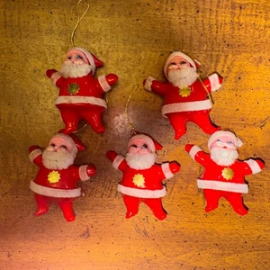 Vtg Mr Santa Claus Plastic/ Celluloid JAPAN Christmas St. Nick MCM Kitch 🎅🏻 - Picture 1 of 3