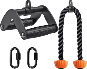 Trizeps LAT Pulldown Aufsätze Home Gym Workout Zubehör mit rutschfester Soft - Bild 1 von 12