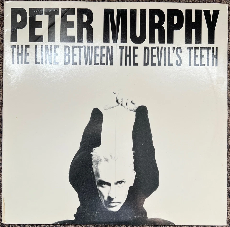 1989 Peter Murphy - The Line Between The Devil's Teeth - 12" Single VG+/EX Promo - Image 1 of 4