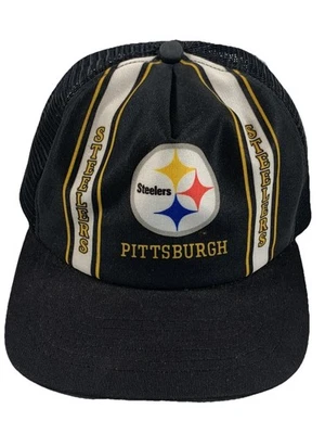 Gorra Pittsburgh Steelers New Era Snapback Trucker Dupont EE. UU. De colección Negra Foto 1 de 4