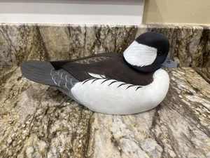 Warren Saunders Maryland Drake Bufflehead Duck Decoy - Picture 1 of 4