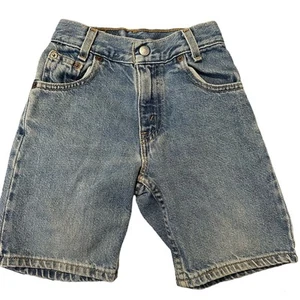 Levi’s Vintage 550 Jean Shorts Relaxed Fit Kids Slim 7X - Picture 1 of 7