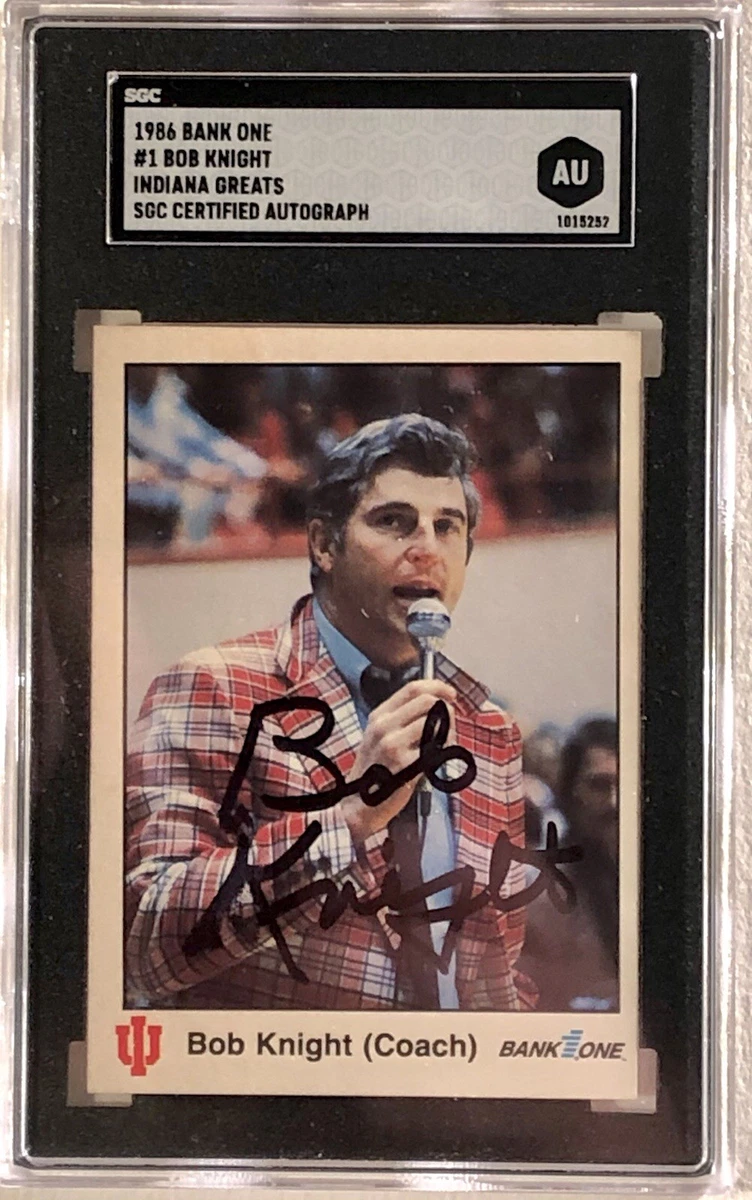 その他 UD Bob Knight auto 25 auto Bob Knight NCAA Autographed Items products for sale | eBay