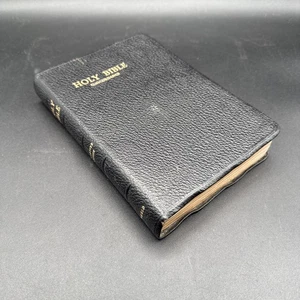 Holy Bible KJV Leather Red Letter Edition Concordance World Publishing Maps - Bild 1 von 5