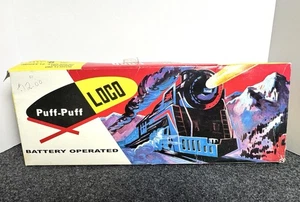Tin Puff Puff Loco ME 660 Battery Operated Toy Train Tested Everything Works - Picture 1 of 14