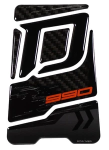Tankpad 3D Carbon Look negro compatible con pegatinas moto KTM 990 Duke - Imagen 1 de 6