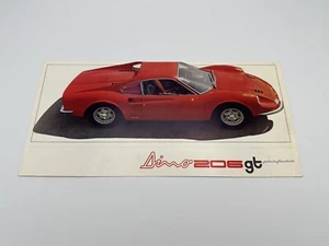 FERRARI DINO 206 GT 1968 SALES BROCHURE | PROSPEKT | DEPLIANT NUMBER #20/68 - Picture 1 of 7