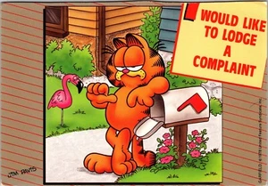 Cartolina d'epoca Vorrei presentare una denuncia Garfield Jim Davis - Foto 1 di 2