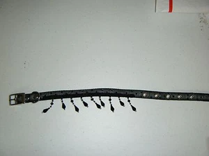 KRISTALL HUNDEHALSBAND HALSKETTE SCHWARZ HALSBAND MIT SCHWARZER & KLARER PERLE6...EINFACH ATEMBERAUBEND - Bild 1 von 1