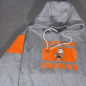 Nike Sweatshirt Mens XL Cleveland Browns Team Apparel Fleece Hoodie Gray NWOT - Picture 1 of 8