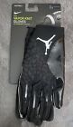Nike Air Jordan Vapor Knit 4.0 Football Gloves Black Size Large DM0050 091 L New