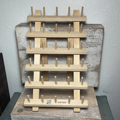 Rack de rosca de madeira June Tailor com pernas 30 carretel 7,5" x 12,5" novo, LEIA ABAIXO - Imagem 1 de 4