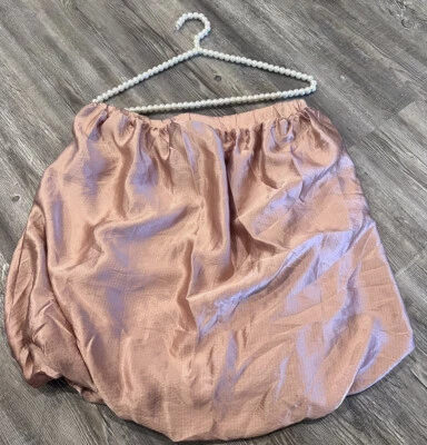 NWT Whitney Eve Women’s Blush Silky Shiny Satin Ballon Strapless Lined Tank 2 - Изображение 1 из 4