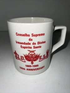 Taza de café Hermandad del Divino Espíritu Santo 1889-1989 100 aniversario - Imagen 1 de 6